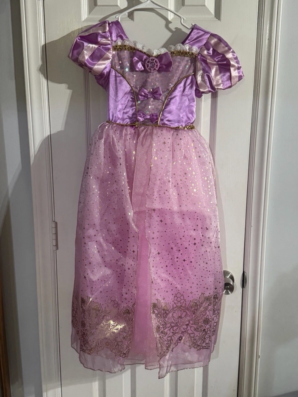 Disney Lilac and Gold Girls Princess Costume Dress